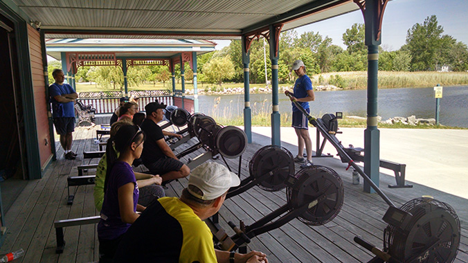 Learning the stroke on the erg